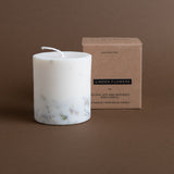 LINDEN FLOWERS PILLAR CANDLE