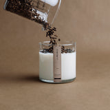 CLOVES & ORANGE CANDLE IN GLASS VOTIVE