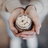 HEATHER MINI WAX MELTS IN GLASS VOTIVE