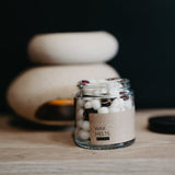 ROSE MINI WAX MELTS IN GLASS VOTIVE