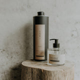 WILD FLOWERS ORGANIC LIQUID SOAP IN GLASS BOTTLE