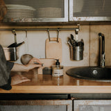 JUNIPER ORGANIC LIQUID SOAP IN GLASS BOTTLE