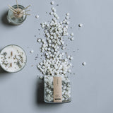 LAVENDER WAX MELTS IN GLASS VOTIVE