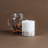 WILD FLOWERS PILLAR CANDLE