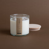 HEATHER CANDLE IN GLASS VOTIVE