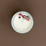 ROSE CANDLE IN GLASS JAR
